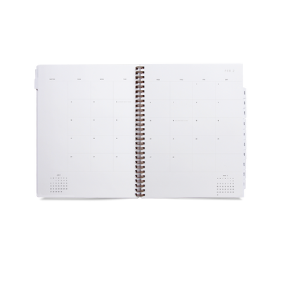 2020 Year Task Planner - Charcoal Gray