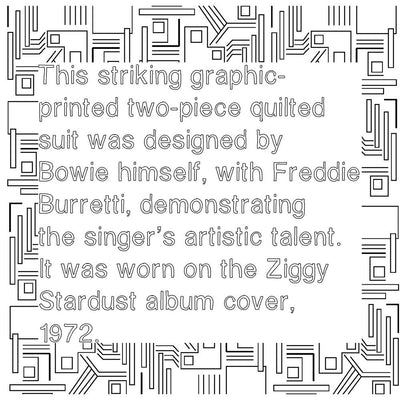 David Bowie Retrospective and Coloring Book