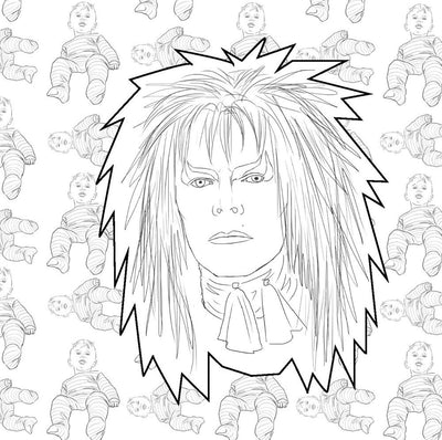 David Bowie Retrospective and Coloring Book