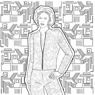 David Bowie Retrospective and Coloring Book