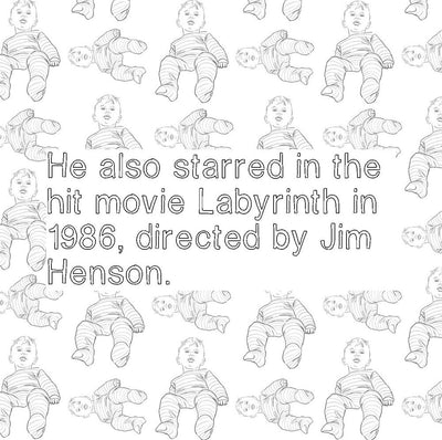 David Bowie Retrospective and Coloring Book