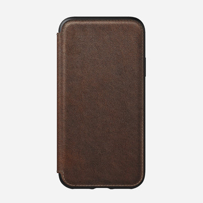 Rugged Folio - iPhone XS - Rustic Brown