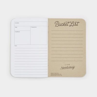 The Adventure Log - Yellow (3 Pack)