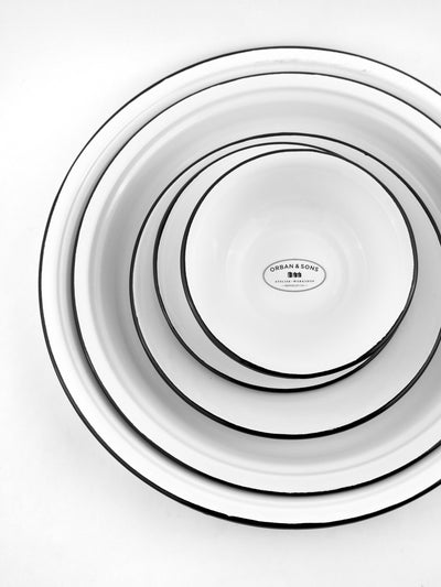 ENAMEL DESSERT PLATE