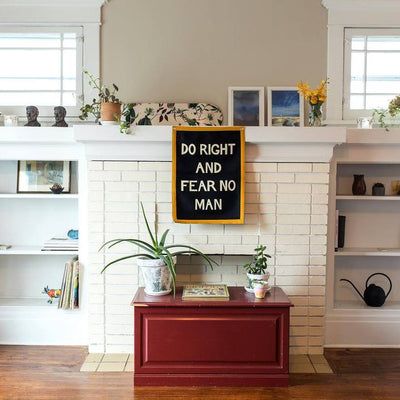 DO RIGHT AND FEAR NO MAN CAMP FLAG