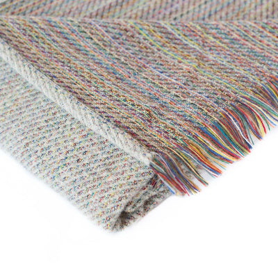 Northern Lights Wool Throw - Smoke