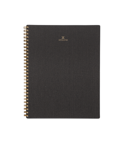 Notebook - Charcoal Grey (Grid)