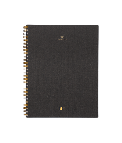 Notebook - Charcoal Grey (Grid)