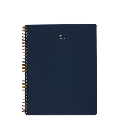 Notebook - Oxford Blue (Grid)