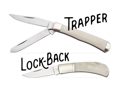 Scrimshaw Kit + Trapper Knife