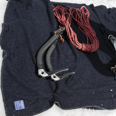 Wool Utility Blanket - Navy