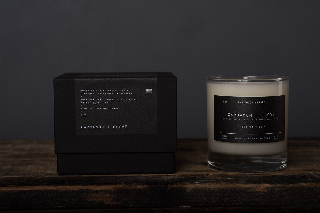 The Bold Series Soy Candle - Cardamom + Clove