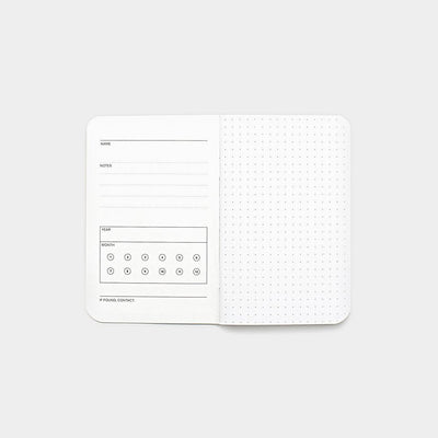 Word. Notebooks - Black Dot Grid (3 Pack)