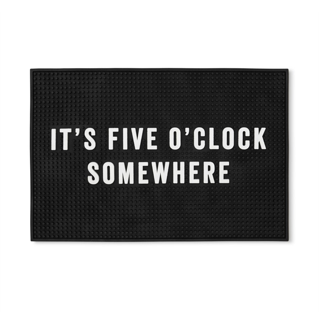 Five O'clock Somewhere Bar Mat