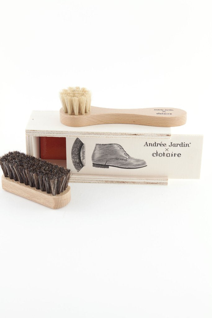 Mini Shoe Care Kit in Pencil Box