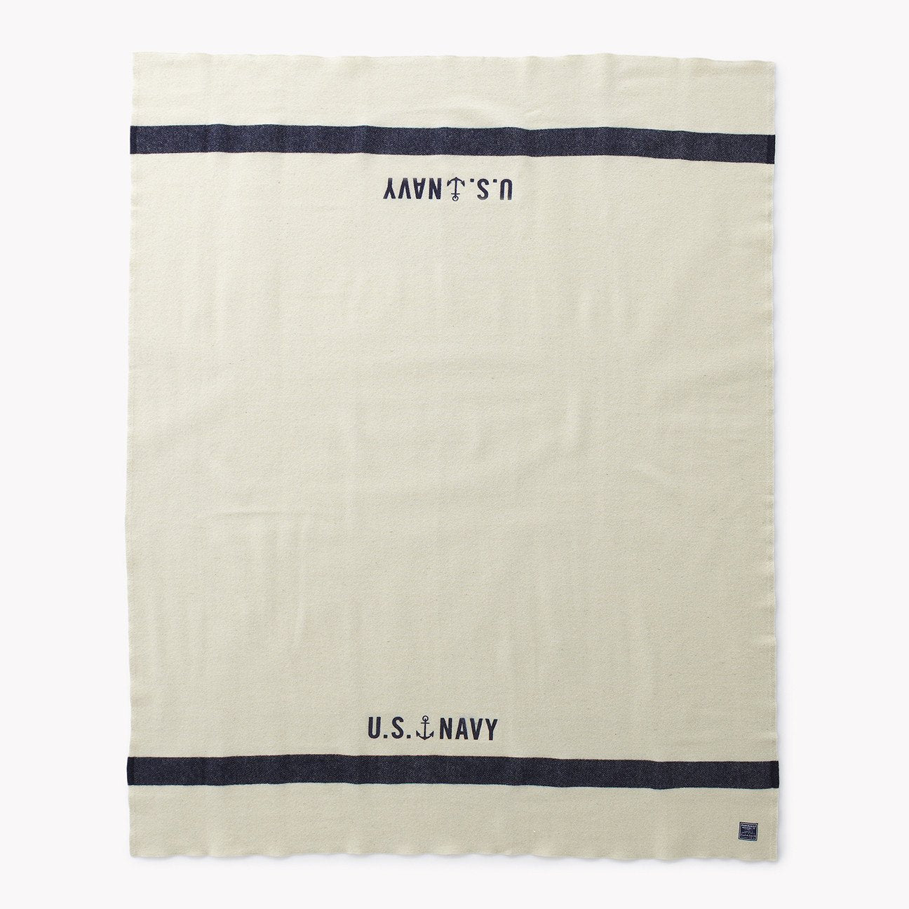 Foot Soldier Military Wool Blanket US Navy Jacquard
