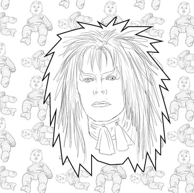 David Bowie Retrospective and Coloring Book