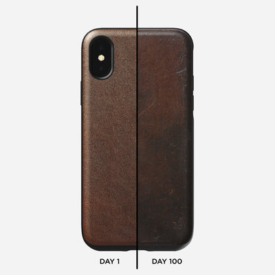 Rugged Case - iPhone XS - Rustic Brown