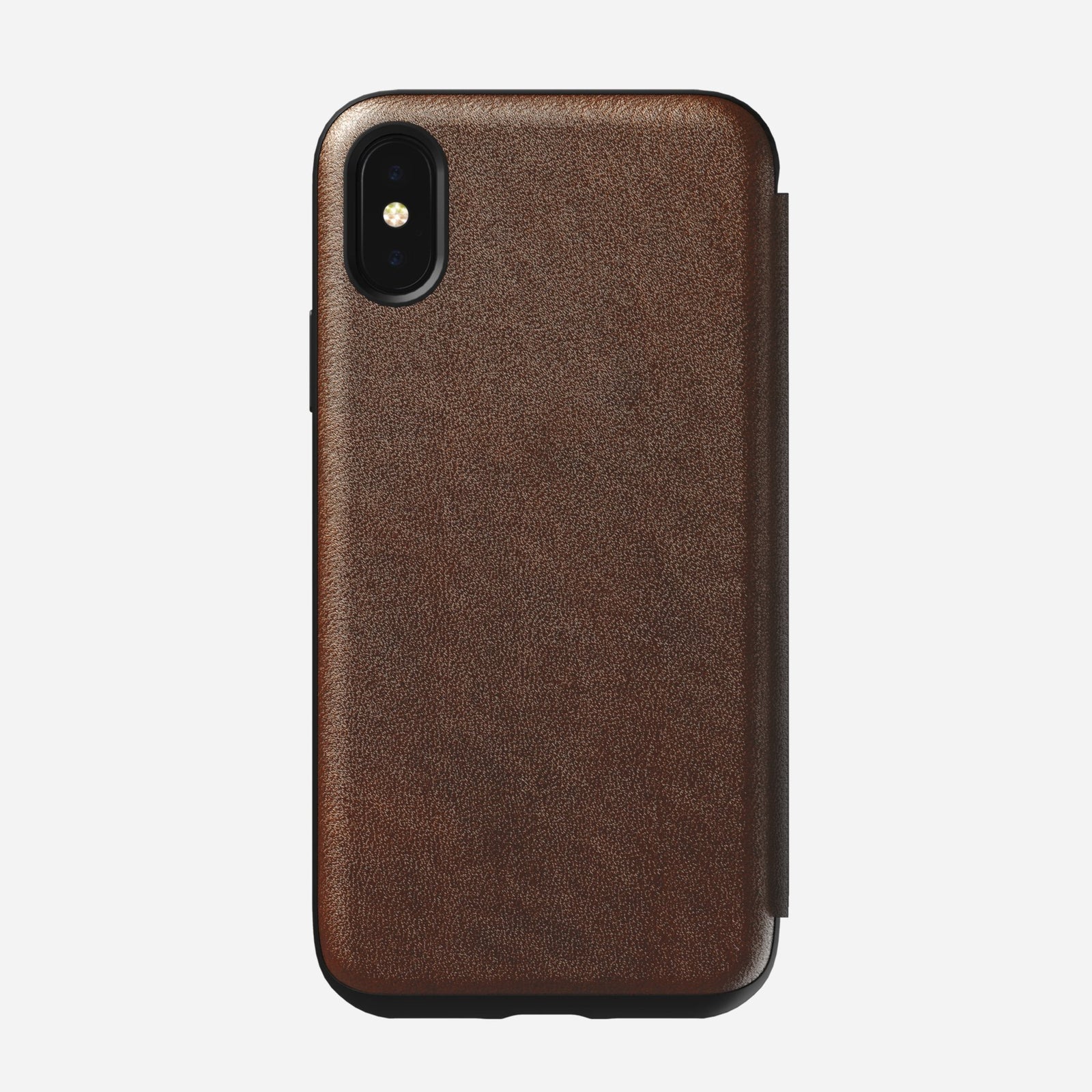 Rugged Folio - iPhone XS - Rustic Brown