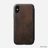 Rugged Folio - iPhone XS - Rustic Brown