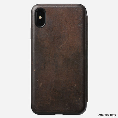 Rugged Tri-Folio - iPhone XS Max - Rustic Brown