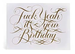 Fan-fucking-tastic Notecards