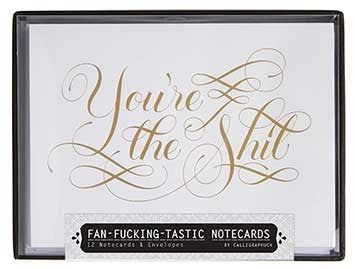 Fan-fucking-tastic Notecards