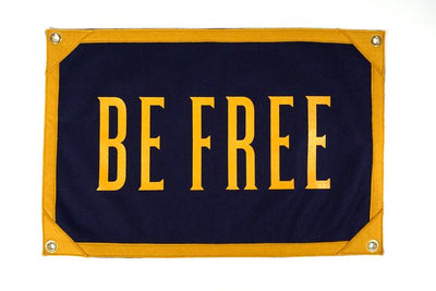 BE FREE CAMP FLAG