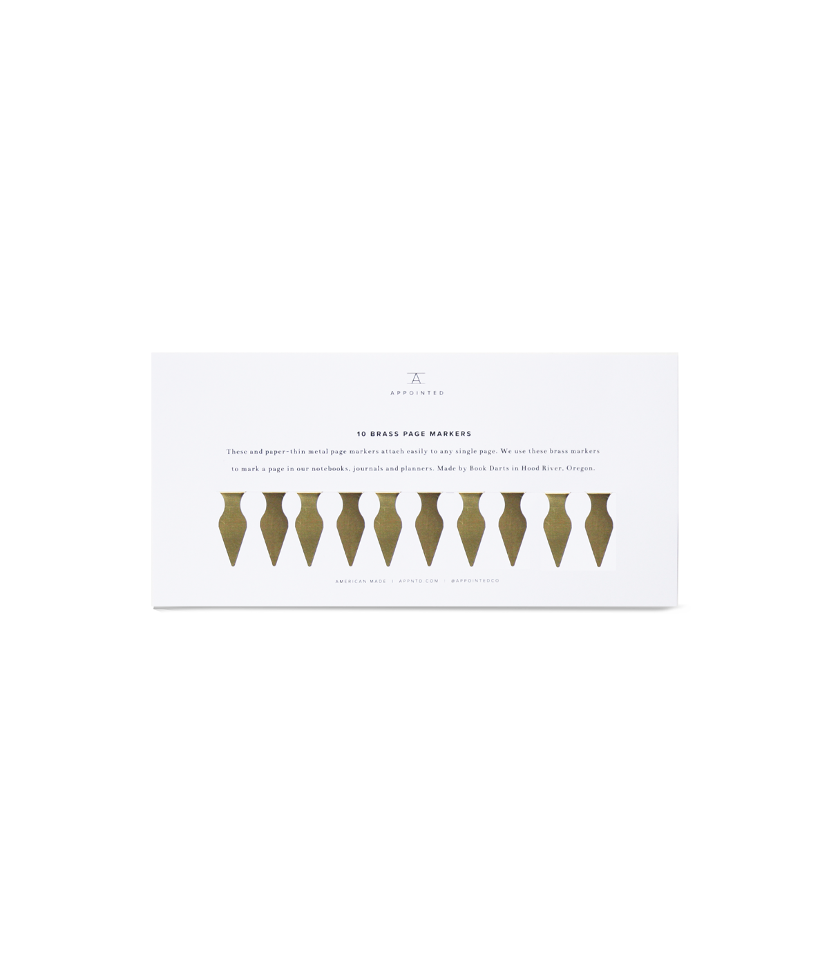 Brass Page Markers