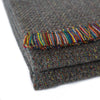 Northern Lights Wool Throw - Charcoal