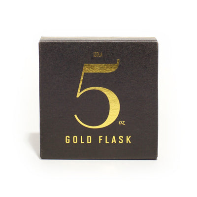 Gold 5 Oz Flask