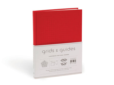 Grids & Guides: A Notebook for Visual Thinkers - Red