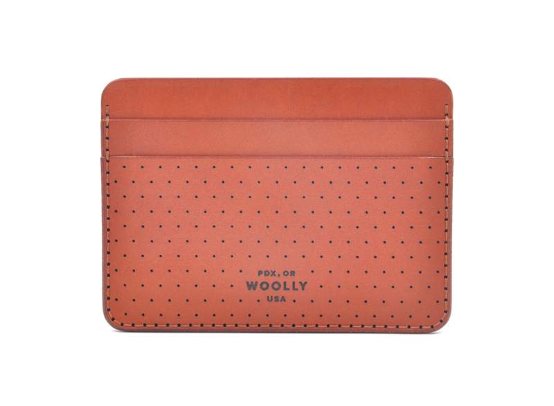 Perf Brown Half Wallet