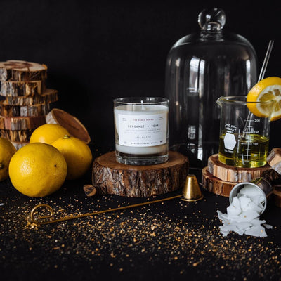 The Noble Series Soy Candle - Bergamot + Teak