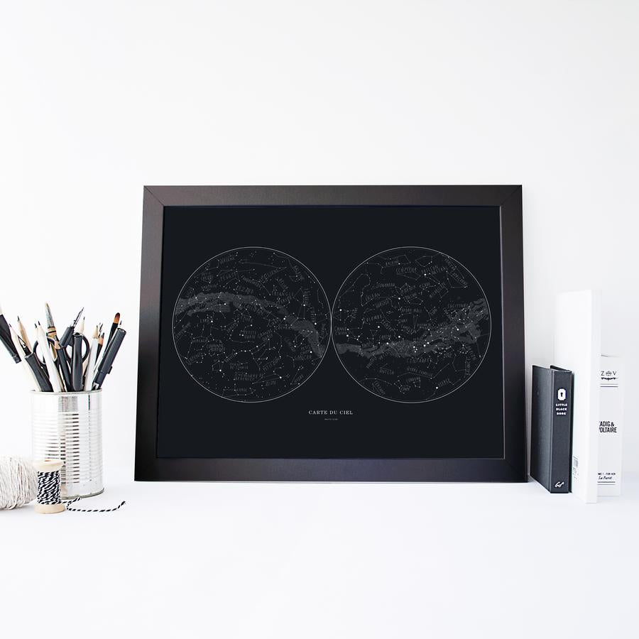 Sky Map Art Print