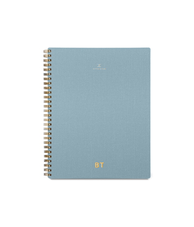 Workbook - Chambray Blue (Grid)