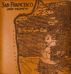 San Francisco Map Flask