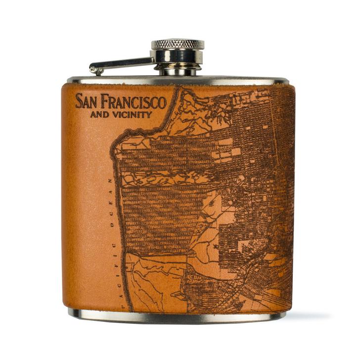 San Francisco Map Flask