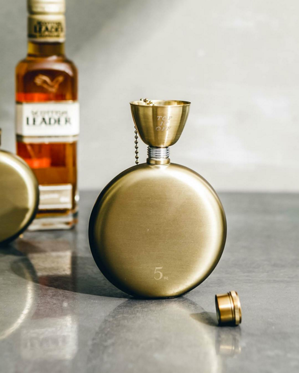Gold Flask Funnel