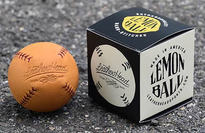 LEMON BALL Baseball - Glove Tan Leather w/ Black Stitching