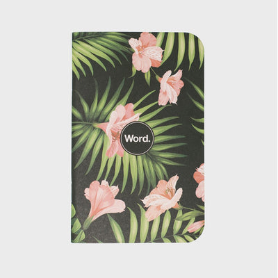 Word. Notebooks - Aloha Leaves (3 Pack)