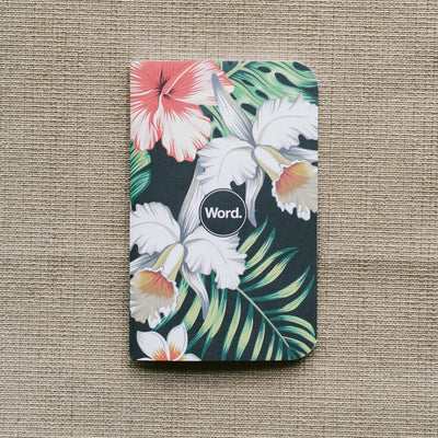 Word. Notebooks - Aloha Flowers (3 Pack)