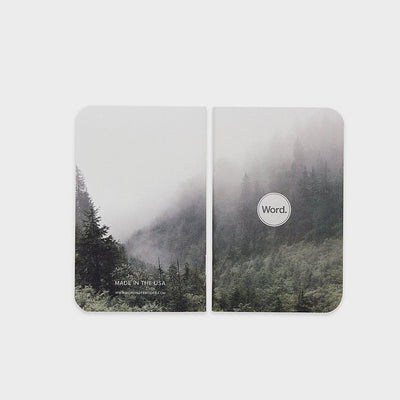 Word. Notebooks - Mist (3 Pack)