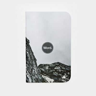 Word. Notebooks - Black Rock (3 Pack)