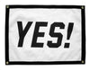 "YES!" CAMP FLAG