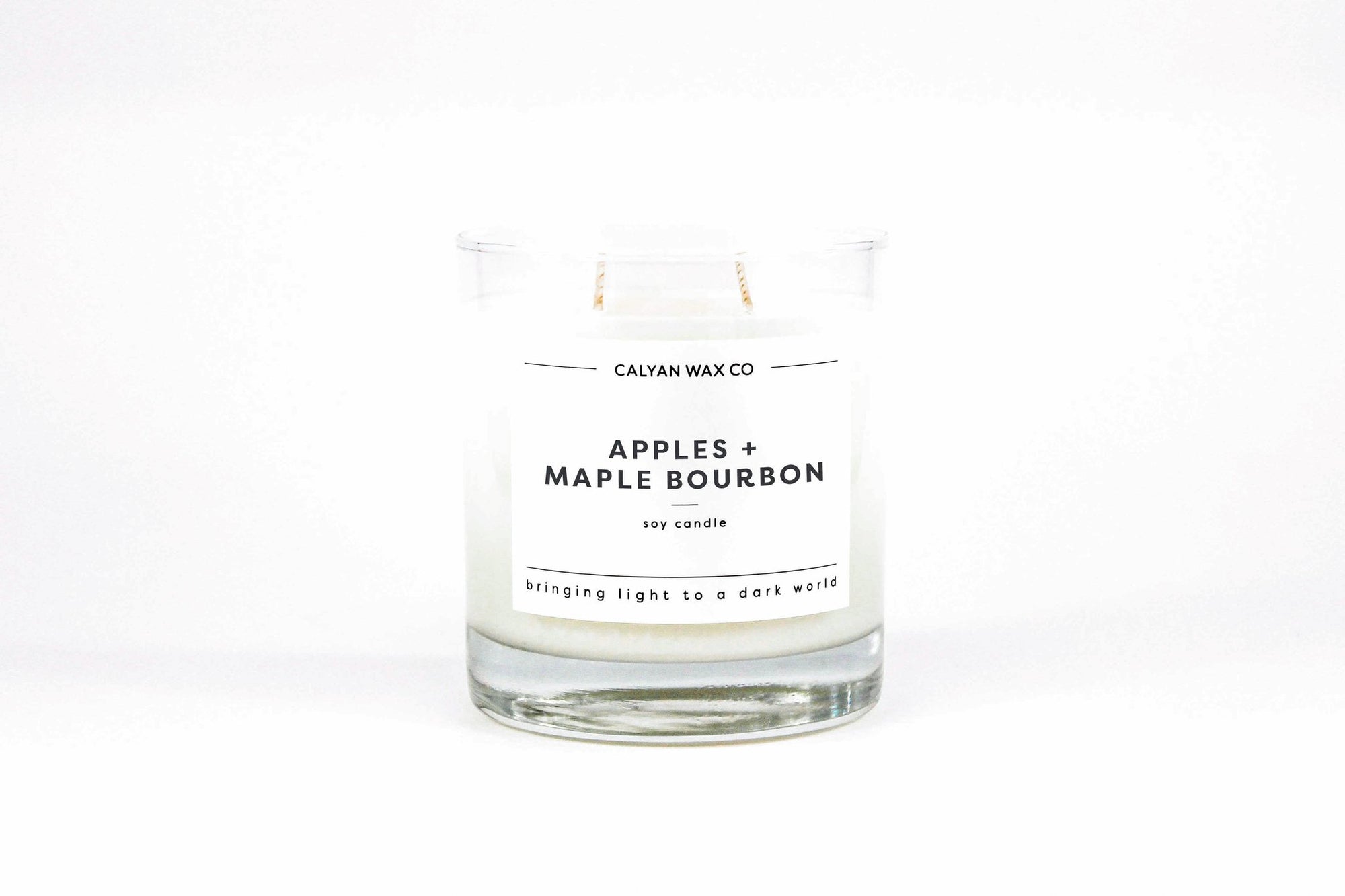 Apples + Maple Bourbon Glass Tumbler