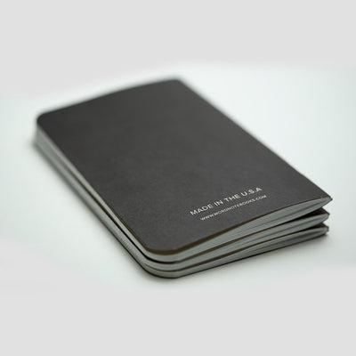 Word. Notebooks - Black (3 Pack)