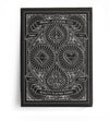 Single Leather Case w/ Black Playing Cards