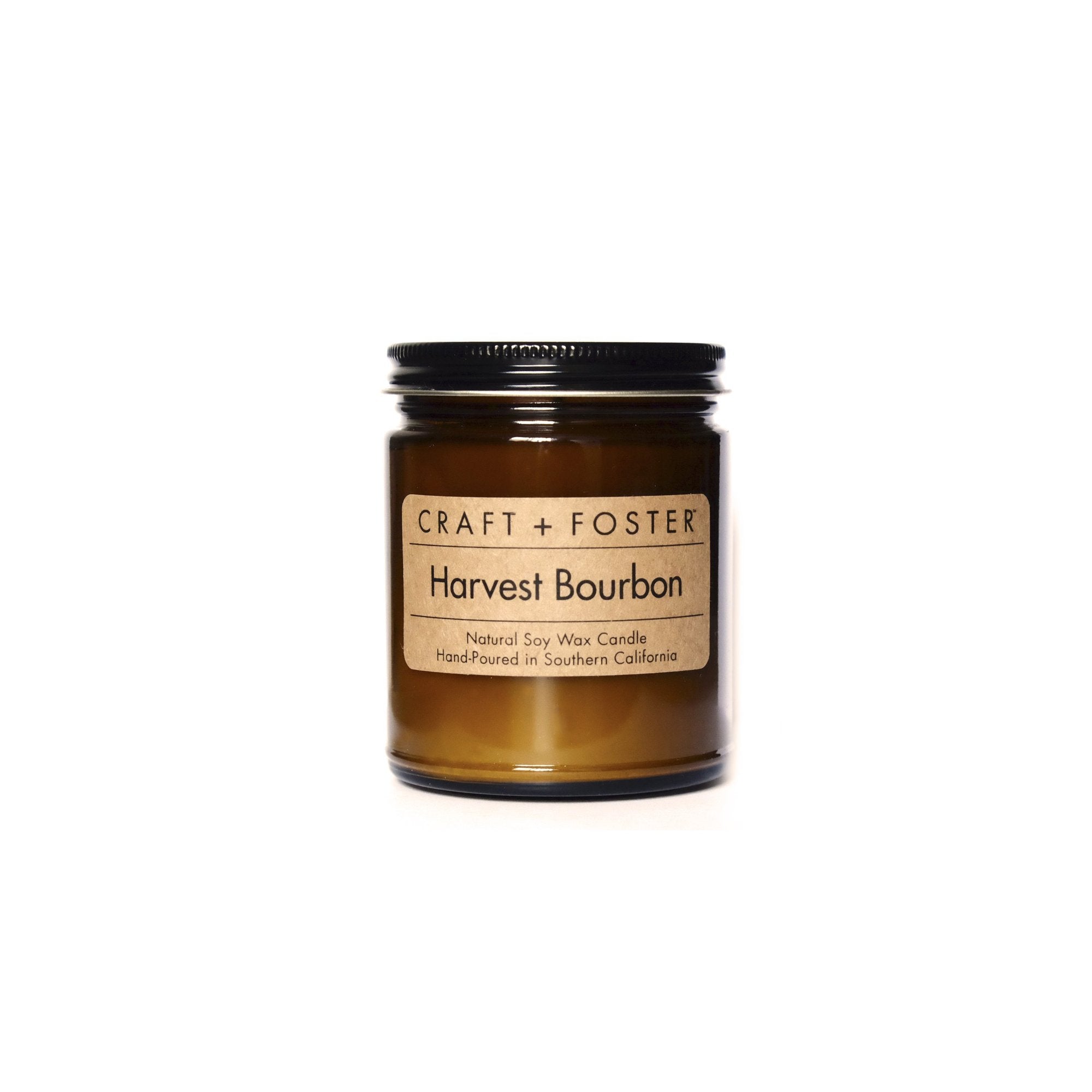 Natural Soy Wax Candle - Harvest Bourbon