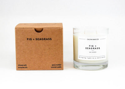 Fig + Seagrass Glass Tumbler